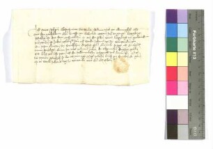 Anna Plastin, Klosterfrau zu Sulz: Leibgeding; Siegel: Hans von Crailsheim.