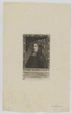 Bildnis des Iohan Sigfried Textor