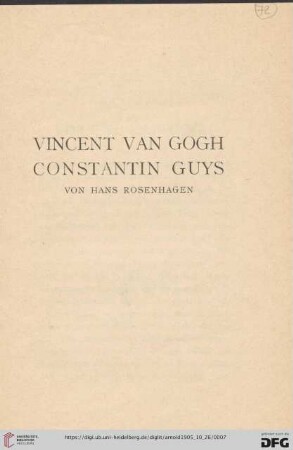 Vincent van Gogh