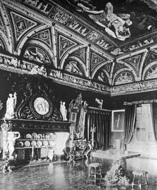 Genua, Palazzo Doria Pamphily, Salone dei Giganti; Malerei: Perin del Vaga; Stuck: Luzio Romano; Vaga, Perin del; Romano, Luzio
