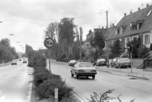 Bau der neuen Straßenbahnlinie "Südbahn" durch die Eckenerstraße