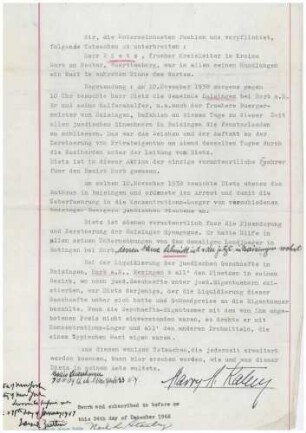 Kronenbitter, Josef, Justizangestellter, Haigerloch: Belastungsschreiben 3-5