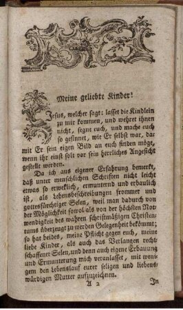 Meine geliebte Kinder!