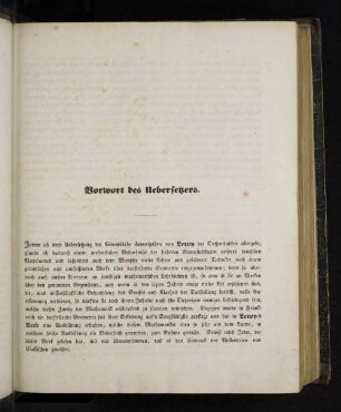 Vorwort des Uebersetzers.