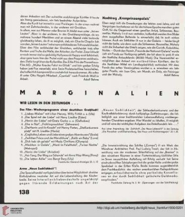 Marginalien