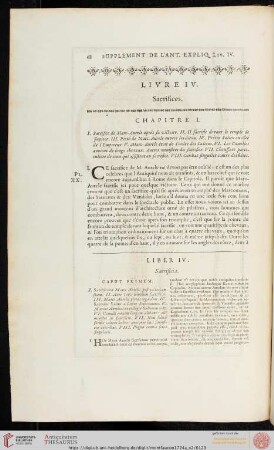 Livre IV. / Liber IV.