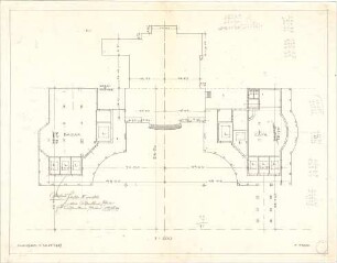Pfann, Paul; München - Theresienhöhe; Ausstellung München 1908 - Grundriss