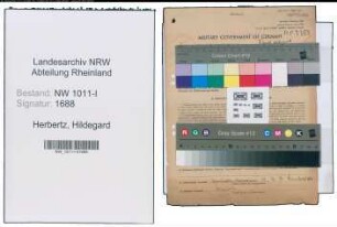 Entnazifizierung Hildegard Herbertz , geb. 09.02.1910 (Aerztin)