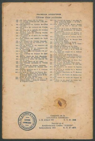 Colección Argentores - Últimas obras publicadas
