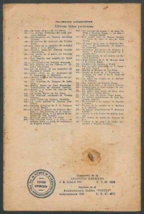 Colección Argentores - Últimas obras publicadas
