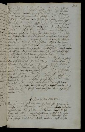 Freytag d 24 Octob 1732
