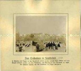 Militär im süditalienischen Erdbebengebiet