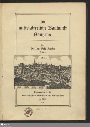 Die mittelalterliche Baukunst Bautzens
