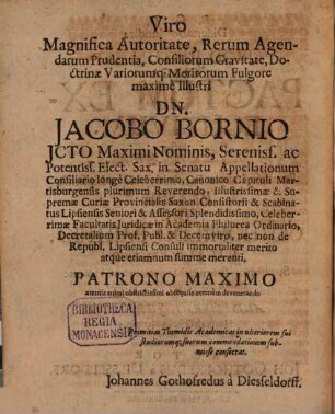 Diss. iur. de eo quod iustum est circa pactum executivum : ductu L. 3. C. de pign. et hypoth.