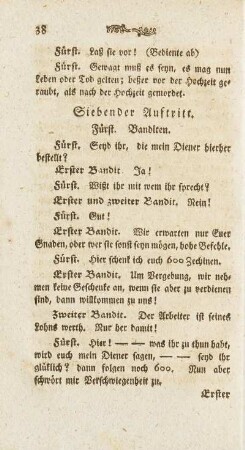 Siebender Auftritt