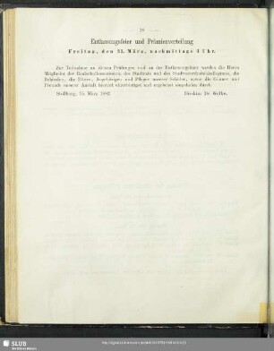 Entlassungsfeier und Prämienverteilung