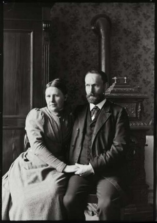 Charlotte Rahn (geb. Insinger) und Johannes Gottlieb Friedrich Rahn in ihrem Haus in Vaals