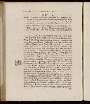 Cap. IV. Vitae X. Oratorum an Plutarchi sint? disquiritur. [...]