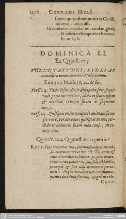Dominica LI. Ex Quaest. 124.
