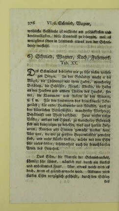 6) Schmied, Wagner, Koch, Fuhrwerk