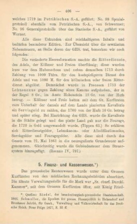5. Finanz- und Kassenwesen