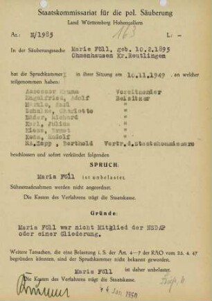 Föll, Marie