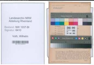 Entnazifizierung Wilhelm Voth , geb. 13.04.1888 (Rektor)