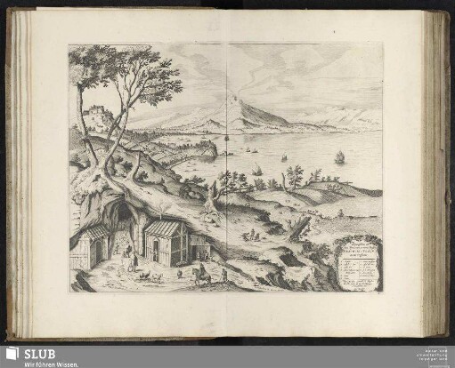 Elegantissimus ad Mare Tyrrhenum ex Monte Pausilipo Neapolis et Vesuvii Montis Prospectus