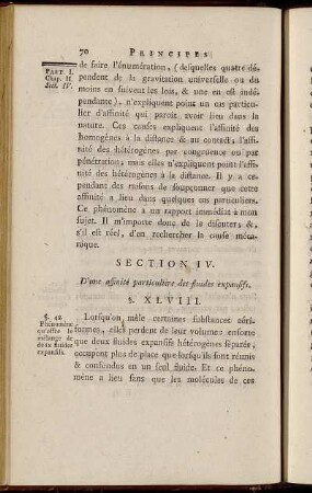 Section IV. D'une affinité particulière des fluides expansifs