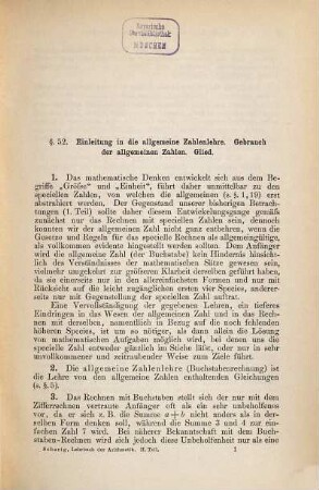 Lehrbuch der Arithmetik : Zum Gebrauch an niedern u. höheren Lehranstalten u. beim Selbststudium, 2