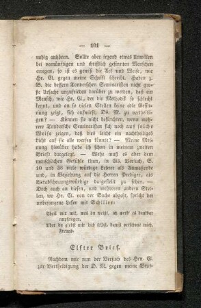 Elfter Brief.