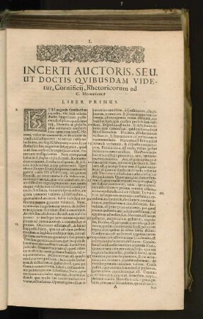 Incerti Auctoris, Seu, Ut Doctis Qvibusdam Videtur ... [u. a.]
