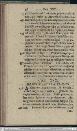 Cap. XXXI. De Cervis, Et Tragelaphis