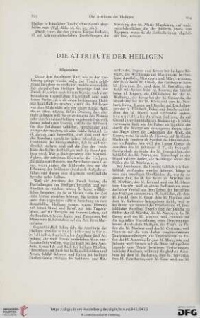 Die Attribute der Heiligen