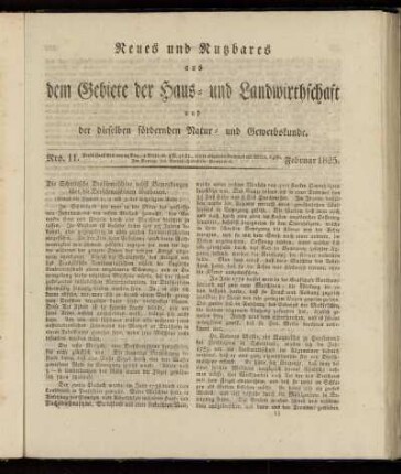 Nro. 11. Februar 1825.
