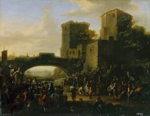 Jahrmarkt vor dem Schloss