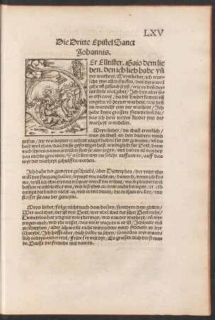 Die Dritte Epistel Sanct Johannis.