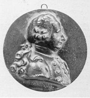 Medaillon mit Profilbildnis Abraham Gotthelf Kästners (1719-1800)
