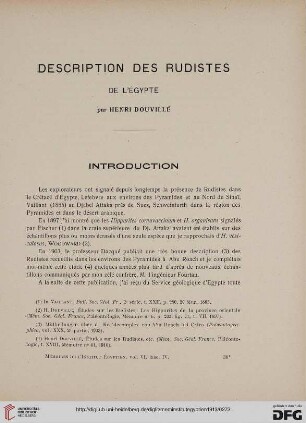 6: Description des rudistes de l'Égypte