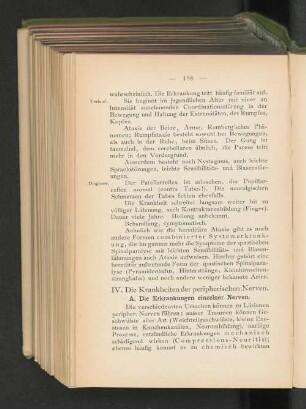 IV. Die Krankheiten der peripherischen Nerven.