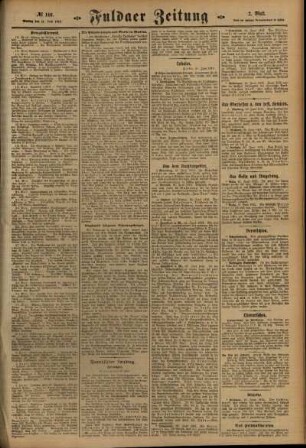 Zweite Ausgabe vom Montag, den 21. Juni 1915.