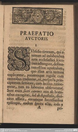 Praefatio Auctoris