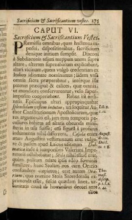 175-183, Caput VI - VII