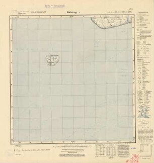 1517 (alte Nr.: 295) Süderoog, Meßtischblatt (4cm - Karte)