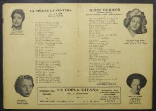 Ojos verdes : Zamba Canción. Editorial E.D.A.M.I.