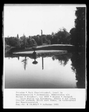Germanicus, Römerstatue als Merkur