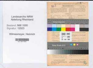 Entnazifizierung Heinrich Wilmesmeyer, geb. 28.09.1887 (Bankangest.)