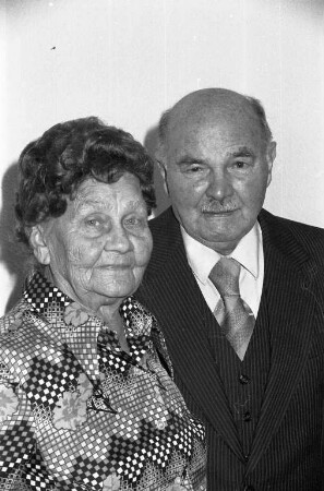 Diamanthochzeit von Margarete und Albert Hofmann