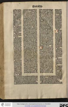 Capitulum xxi. Dormivit autem Iosaphat. Hic consequenter agitur de tempore ipsius Ioram cuius primo describitur vita prava...