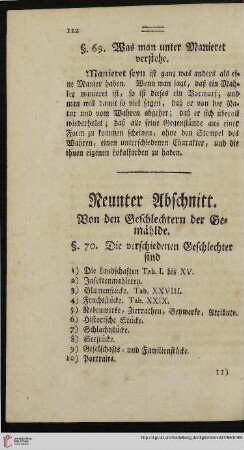 Neunter Abschnitt